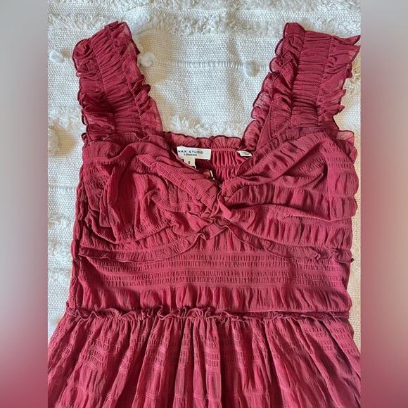 NWT Max Studio Mesh Sleeveless Maxi Dress small - Picture 14 of 15